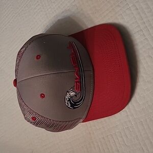 Swell Board Shop Trucker Hat, Red/Gray, Snap Back